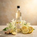 Holunderblüten Zitronen Ingwer Sirup