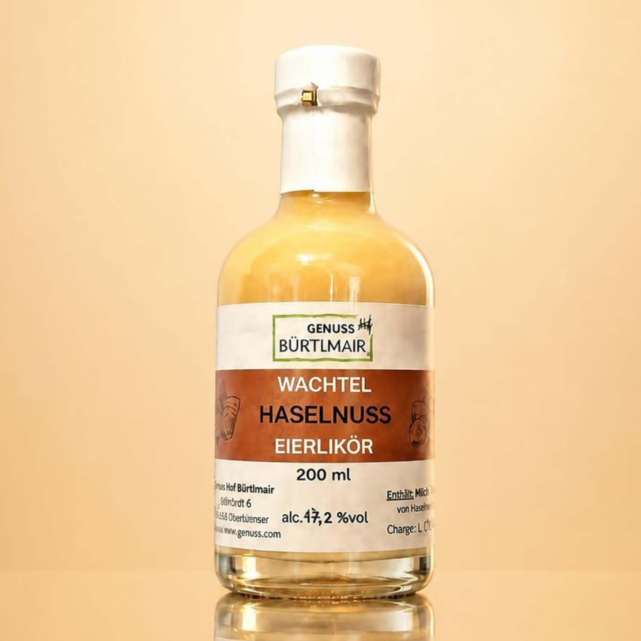 Wachteleierlikör Haselnuss